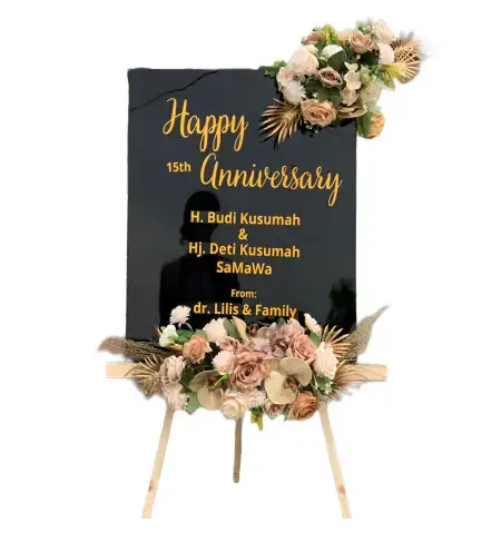 Papan Bunga Akrilik Lame