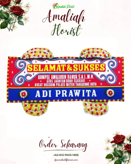 Papan Bunga Ucapan Selamat Lame